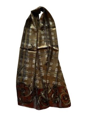 Vintage Elaine Gold Designer Scarf